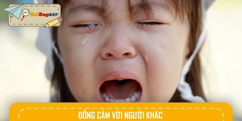 Con người khóc có thể do đồng cảm với người khác