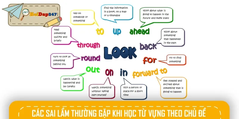 Những sai lầm phổ biến khi học từ vựng theo chủ đề