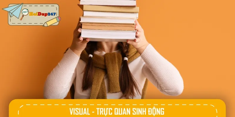 Visual trong từng bài đọc sẽ giúp các em hiểu rõ hơn về kiến thức