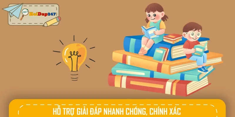 Trang web hỗ trợ và giải đáp nhanh chóng, chính xác cho học sinh