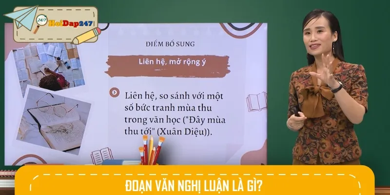 Đoạn văn nghị luận là dạng bài trình bày ý kiến, quan điểm về một chủ đề