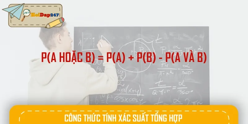 Công thức tính xác suất tổng hợp cho nhiều biến cố khác nhau