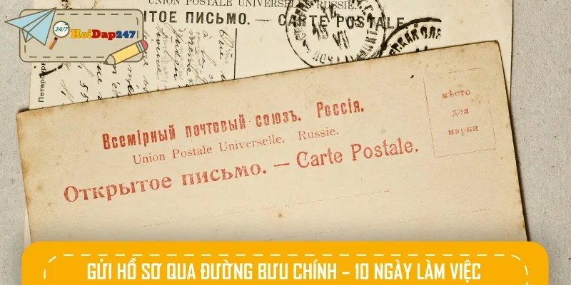 Phụ huynh cũng có thể gửi hồ sơ qua đường bưu chính