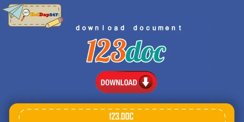 123.doc là địa chỉ tìm tài liệu học tập miễn phí cho học sinh, sinh viên